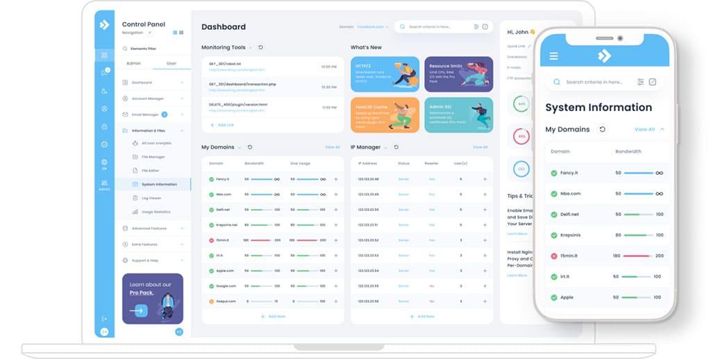 Sunucunuzu Kolayca Yönetmek İçin Gelişmiş Paneli Keşfedin | TuemCloud